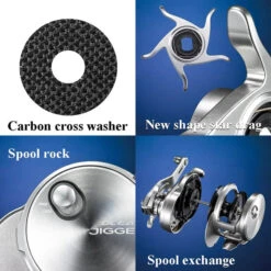 Slow Pitch Jigging Reel - Shimano - OCEA Jigger 2001NRXG (left Handed) (Asian Model) -Fishing Gear Sales 21OCEA JIGGER 001 720x b35f9bba 4774 450a 9541 c08ac37913bf