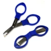 Scissor - Gamakatsu - FOLDING BRAID SCISSORS WITH SPLIT RING OPENER -Fishing Gear Sales SC001 FoldBraidScissorsMain 2