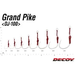 Assist Hook - Decoy - DJ-100 Grand Pike 11 Assist Hook - Decoy - DJ-100 Grand Pike -Fishing Gear Sales assist hook decoy dj100 grand pike 314510