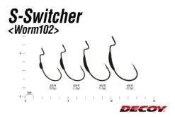 Hooks - Decoy - Switcher Worm 102 -Fishing Gear Sales hooks decoy switcher worm 102 510235