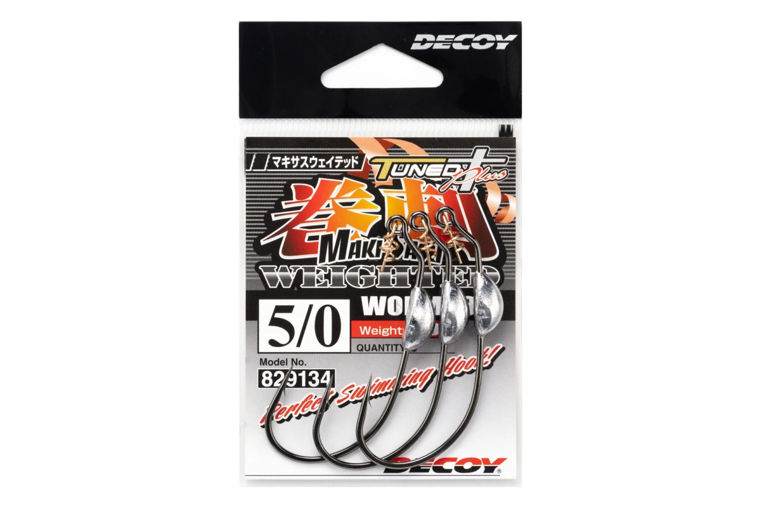 Weighted Hook - Decoy - Makisasu Weighted Worm 130 3 Weighted Hook - Decoy - Makisasu Weighted Worm 130