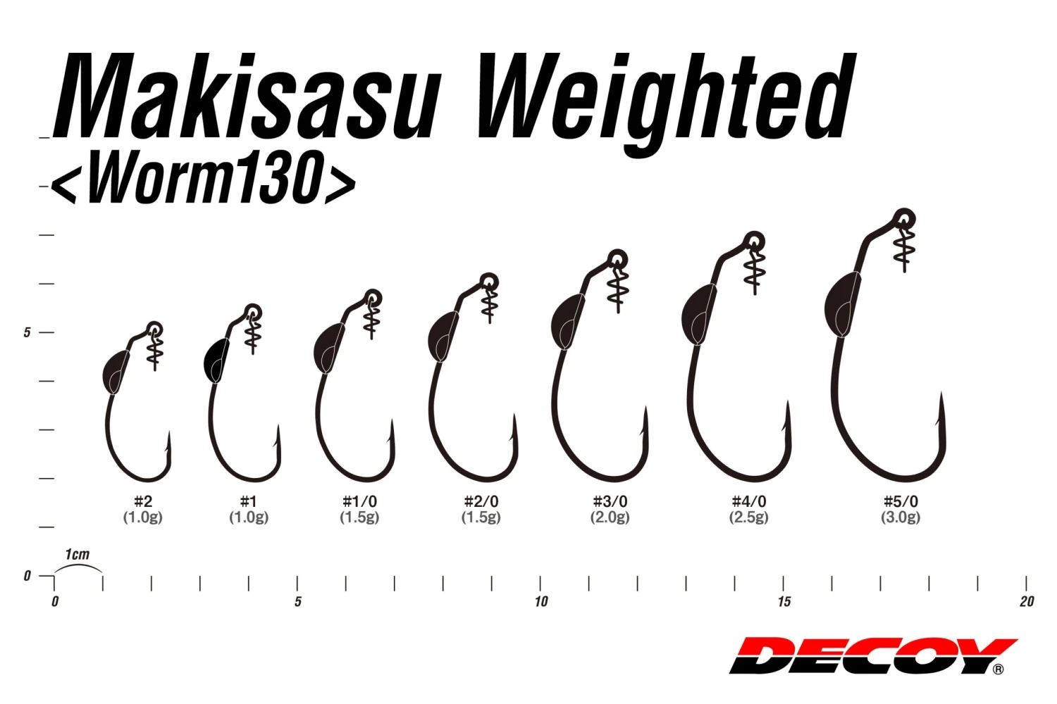 Weighted Hook - Decoy - Makisasu Weighted Worm 130 6 Weighted Hook - Decoy - Makisasu Weighted Worm 130 - Image 4